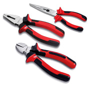 3-Piece Pliers Set – Wire Cutters, Long Nose & Combination