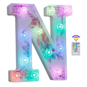 Unicorn LED Letter Light – Color Changing “N” with Remote Control