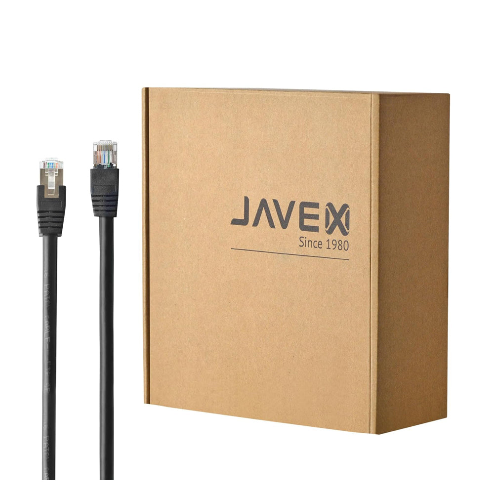 JAVEX Cat6 FTP Outdoor Ethernet Cable 30m Black