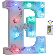Unicorn LED Letter Light E Colour Changing