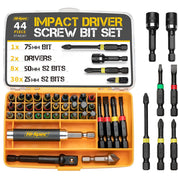 44pc Impact Drill Driver Screw Bit Set
