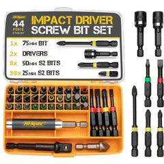 44pc Impact Drill Driver Screw Bit Set