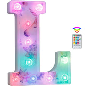 Unicorn LED Letter Light L 18 Color Remote