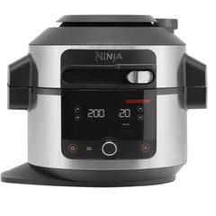 Foodi 11-in-1 SmartLid Multi-Cooker 6L – Electric Pressure Cooker & Air Fryer with Reversible Rack – Stainless Steel/Black