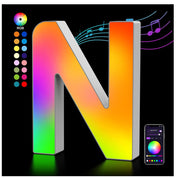 LED Letter N USB Colour Changing Light