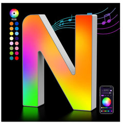 LED Letter N USB Colour Changing Light