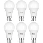 B22 LED Light Bulb 9W 6000K Cool White 6 Pack