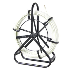 Fiberglass Duct Rodder 6x30M with Steel Stand and Brake
