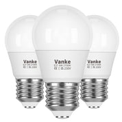 E27 LED Golf Ball Bulb 6W 2700K Warm White 3-Pack