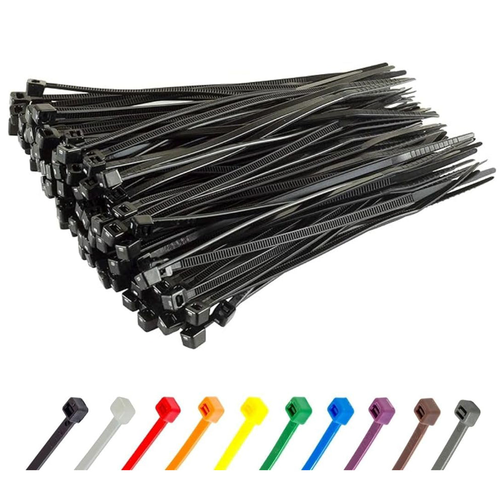 Small Black Cable Ties 150mm x 3.6mm Pack of 100