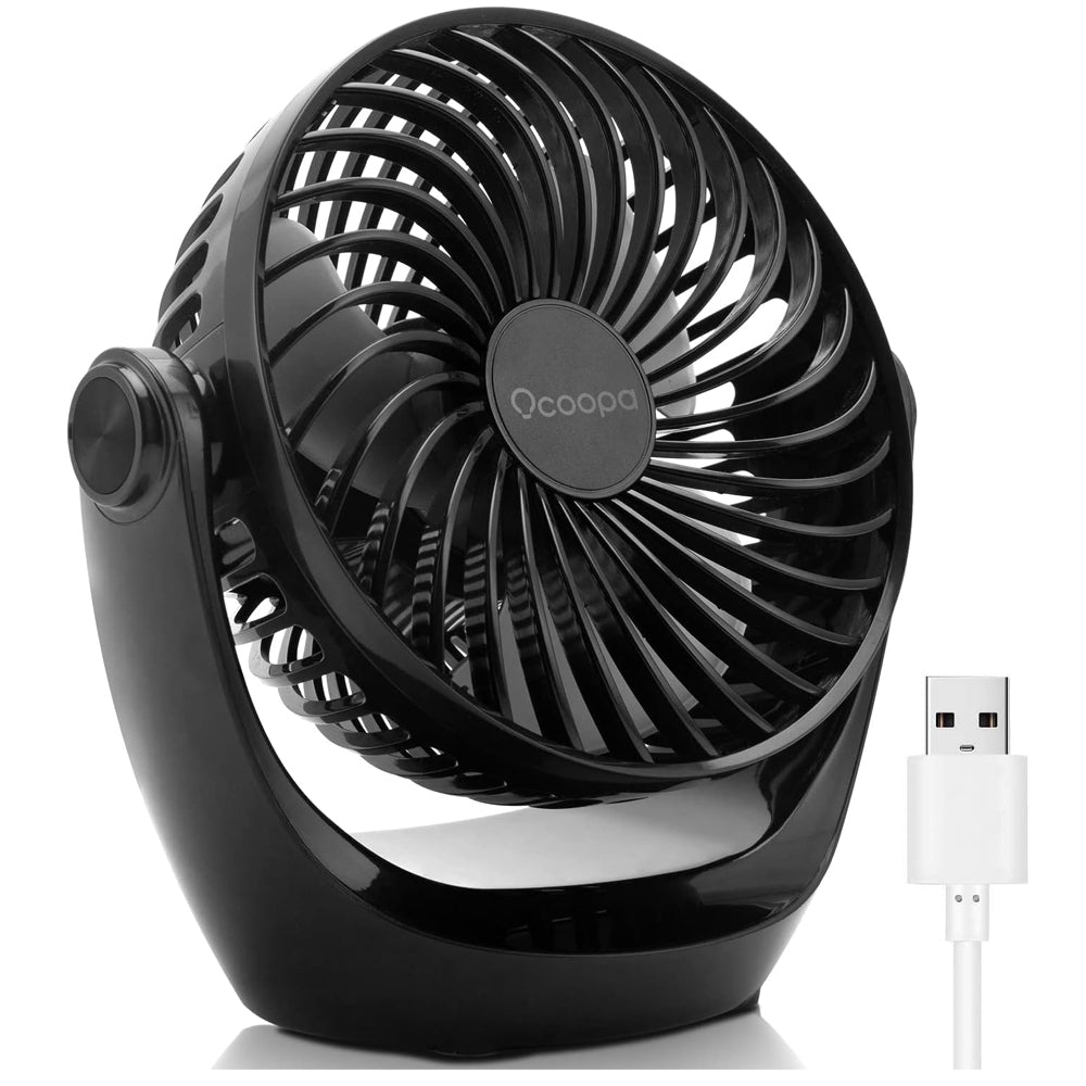 OCOOPA USB Table Fan with Adjustable Speeds & 360° Rotation