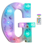 Unicorn LED Letter Light G Colour Changing