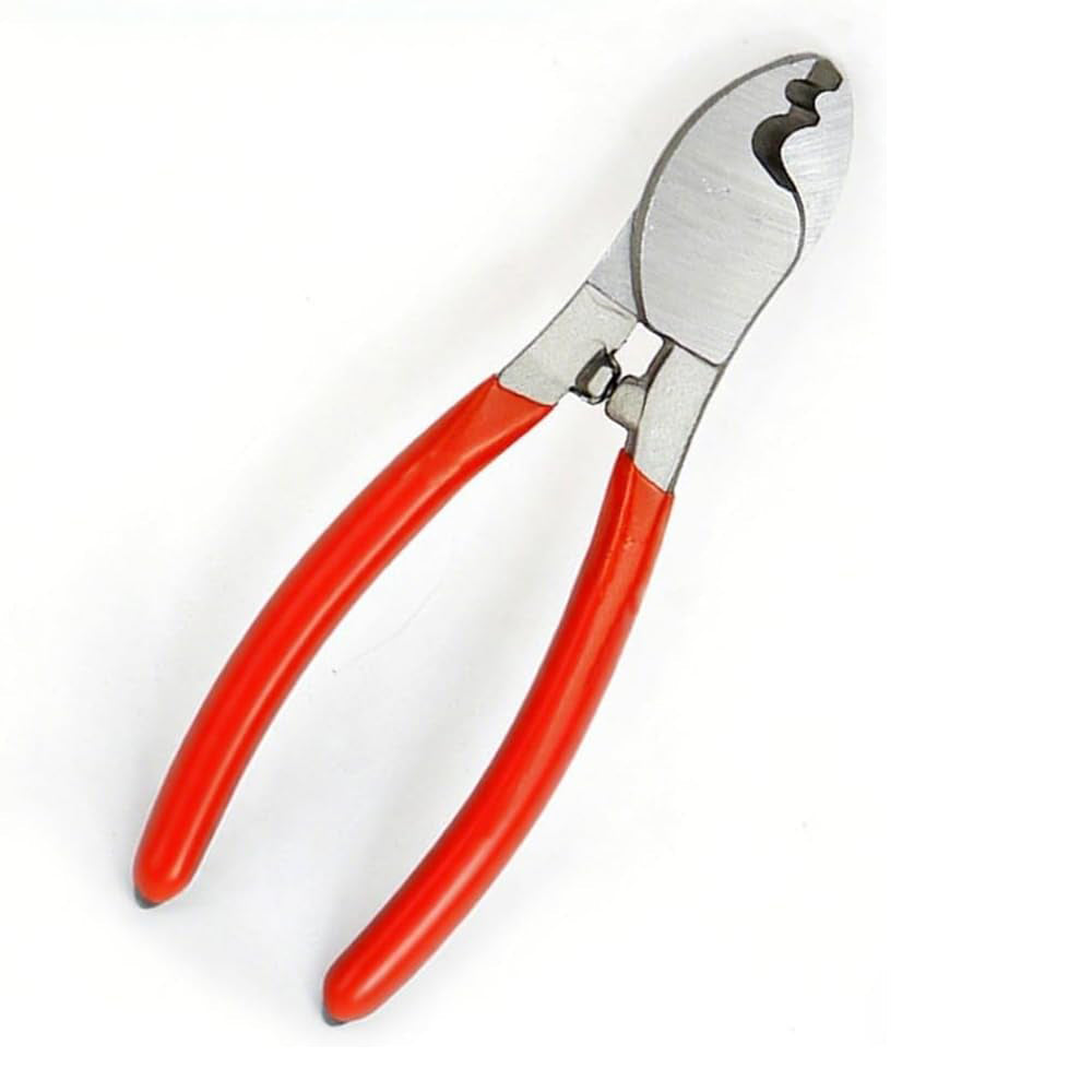 Cable Cutter Tool,6 Inch Wire Cutters Heavy Duty,Large High Leverage Cutter Tool,Electricians Tools,with Anti-Slip Handle,for Aluminum Copper Wire Communications Electric Cables Cutting and Stripping