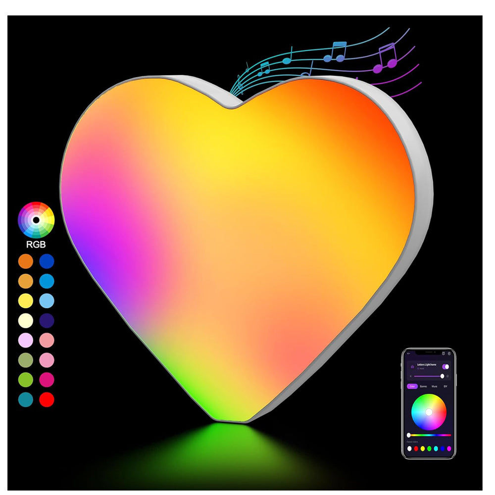 LED Love Letter Light USB Color Changing APP Control