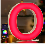 LED Letter O Colour Changing USB Night Light