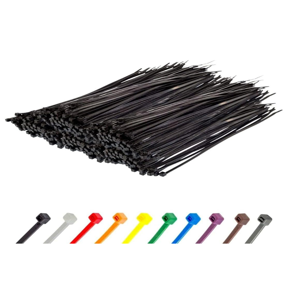 Gocableties Black Nylon Cable Ties 300mm x 3.6mm – Pack of 1000