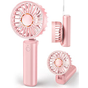 Portable Handheld Mini Desk Fan 1800mAh 3 Speeds