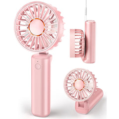Portable Handheld Mini Desk Fan 1800mAh 3 Speeds