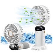 Portable USB Rechargeable Handheld Fan 5 Speeds