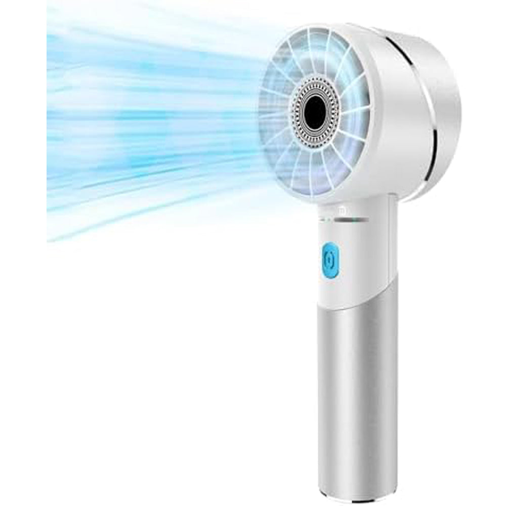 Handheld Fan,Ultra-Portable 7000 RPM Turbo Mini Fan with 16H Battery,4-Speed USB Rechargeable Metal Design | Pocket Fan for Travel/Outdoor/Home/Office,Gift for Men & Women (Alloy Construction)