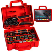 PEBA Waterproof Automotive Electrical Connectors Kit, Automotive Male/Female 1/2/3/4-Pin & Connector Plug and Ratchet Crimping Tool AWG 22-14, Ideal for Cars, Motorcycles & Boats | Pin Removal Tool