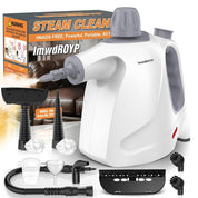 Hand Held Steam Cleaner, 450ml Capacity Portable High Pressure Steam Cleaners with 11 Accessories, Easy And Effortless Steam Cleaner Handheld for Kitchen, Sofa, Car, Floors And Windows