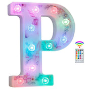 Unicorn LED Letter Light P Remote RGB