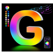 RGB LED Letter Light G USB Color Changing
