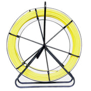 Fiberglass Duct Rodder 8mm x 100m with Steel Stand
