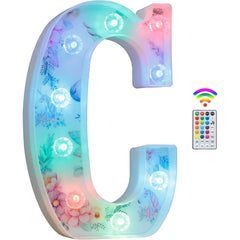 Unicorn LED Letter Light C Colour Changing