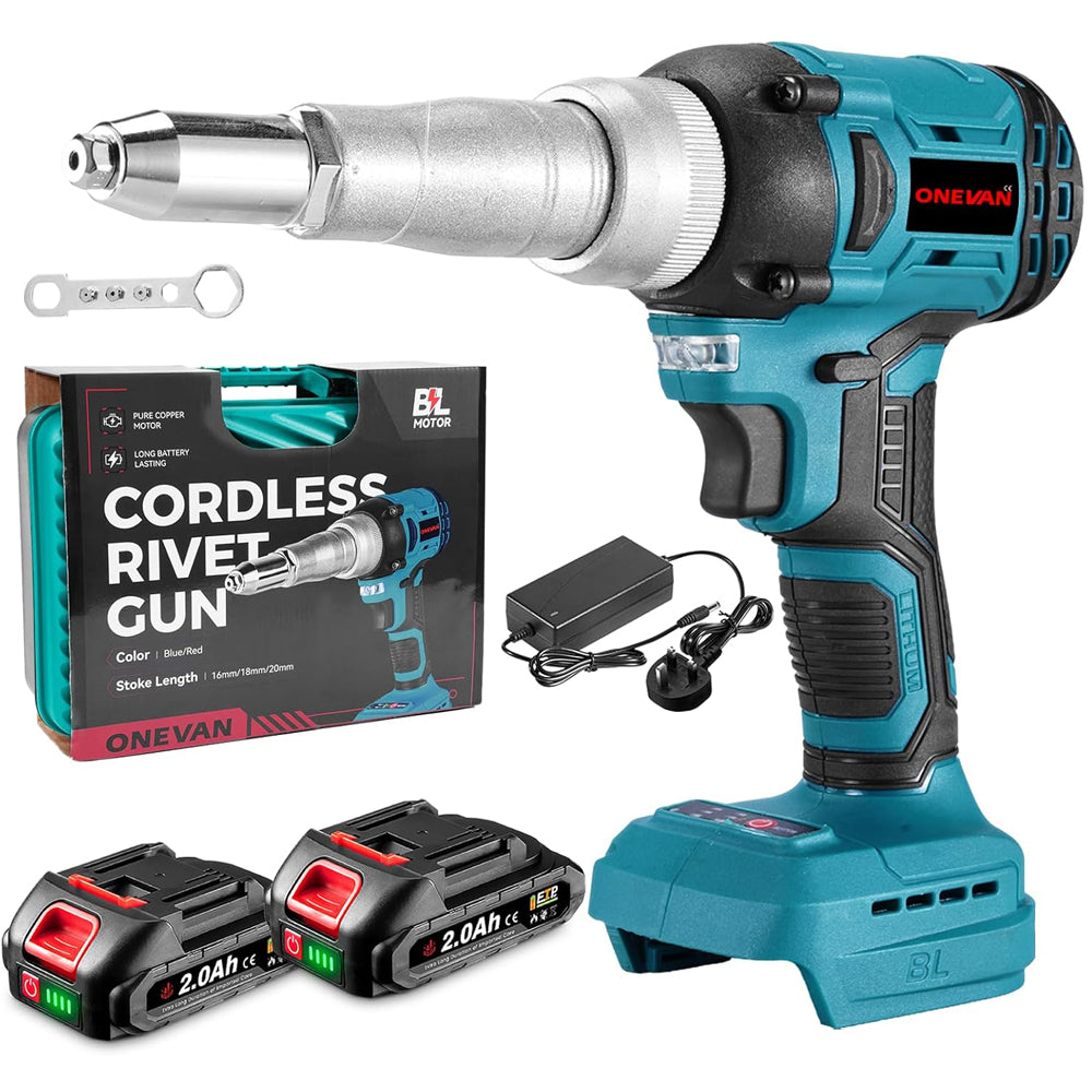 Cordless Rivet Gun with 260 N·m Max Torque