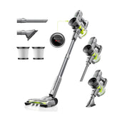 Kalado KCV01 Cordless Vacuum Cleaner 26KPa 250W Stick Hoover, 40Mins Runtime, LED Display, Self-Standing Lightweight Vacuum
