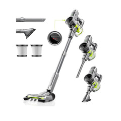Kalado KCV01 Cordless Vacuum Cleaner 26KPa 250W Stick Hoover, 40Mins Runtime, LED Display, Self-Standing Lightweight Vacuum