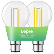 B22 Bayonet LED Filament Bulb 3.8W 2700K Warm White