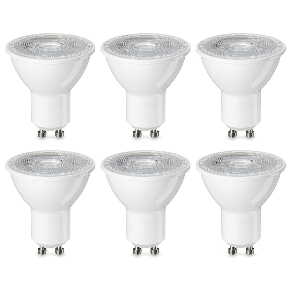 GU10 LED Spotlight Bulb 4.7W 50W Equivalent Warm White 6 Pack