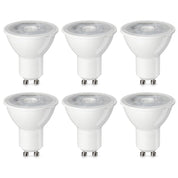 GU10 LED Spotlight Bulb 4.7W 50W Equivalent Warm White 6 Pack