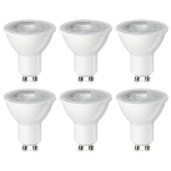 GU10 LED Spotlight Bulb 4.7W 50W Equivalent Warm White 6 Pack
