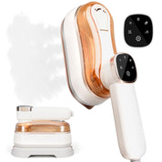 Travel Iron Portable Handheld Clothes Steamer for Wrinkle-Free Clothes On the Go - Steam Generator Iron Ideal Travel Essentials for Travel & Home Use (White)