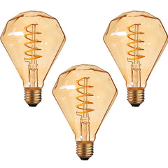 Decorative Diamond LED Edison Bulb E27 4W 2700K