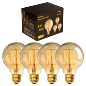 Vintage Edison E27 Dimmable Incandescent Bulb 40W G80