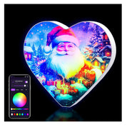 USB Powered LED Santa Claus Light Up Letter – Color Changing