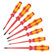 Wera 7-Piece Kraftform Plus Screwdriver Set 1000V