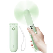Portable Handheld Fan with 4500mAh Powerbank – Green