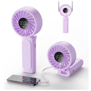 Portable Handheld Fan 4000mAh 6 Speed Foldable