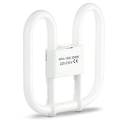 16W GR10q 2D Square CFL Bulb 3500K Warm White