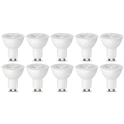 LED GU10 Spotlight Bulb 5.5W Warm White Dimmable - Pack of 10