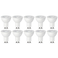 LED GU10 Spotlight Bulb 5.5W Warm White Dimmable - Pack of 10