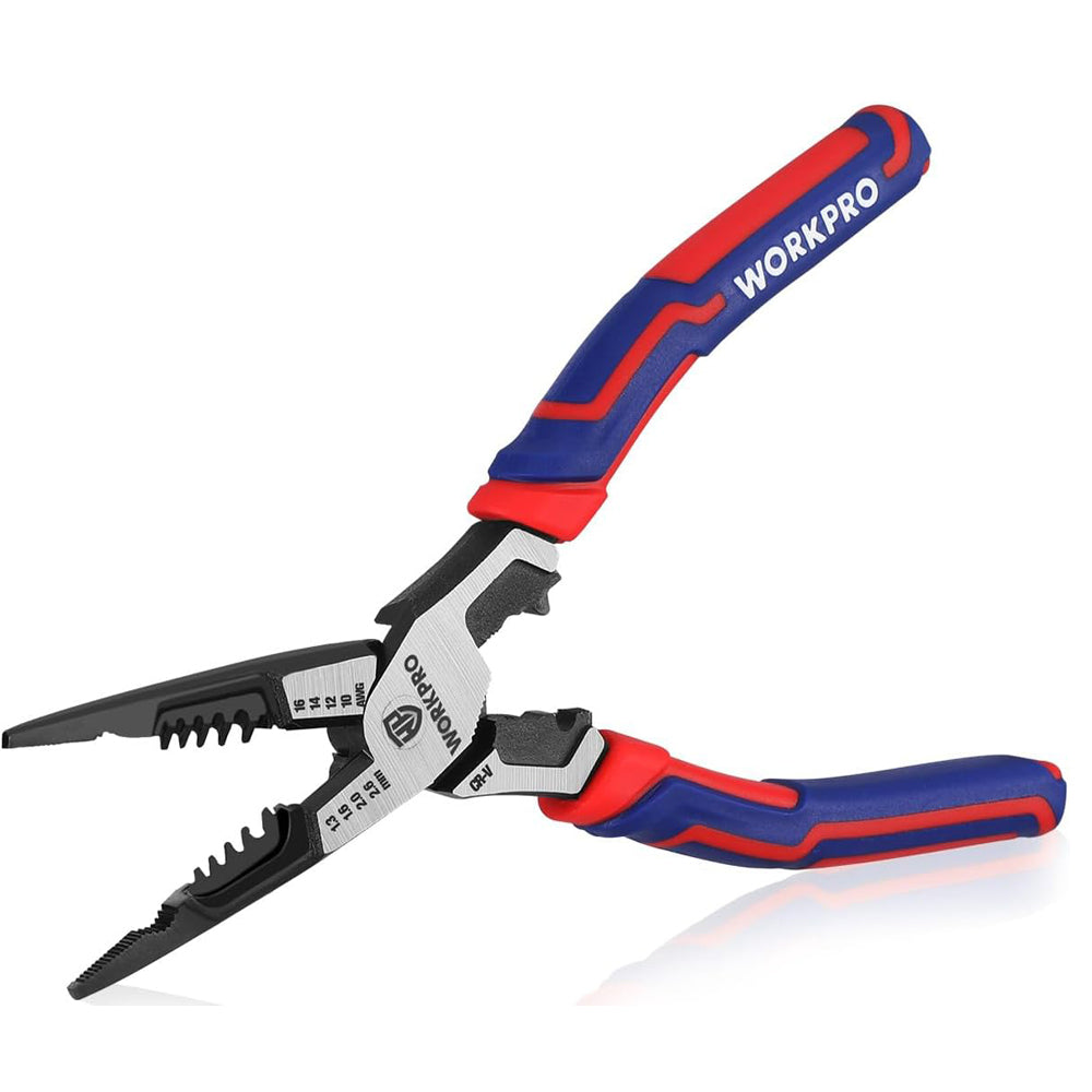 7-in-1 Needle Nose Pliers 200mm Wire Stripper Crimper