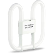 16W 2D Square CFL GR10q 2-Pin Bulb 3500K