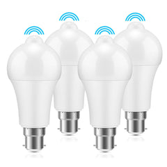 ONJIE PIR Motion Sensor LED Bulb 12W B22 Cool White 6000K 4 Pack